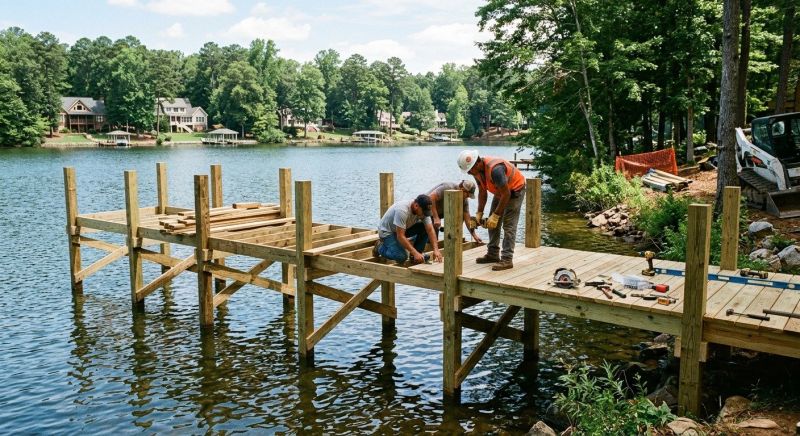 Pond Dock Construction in Kansas City, MO